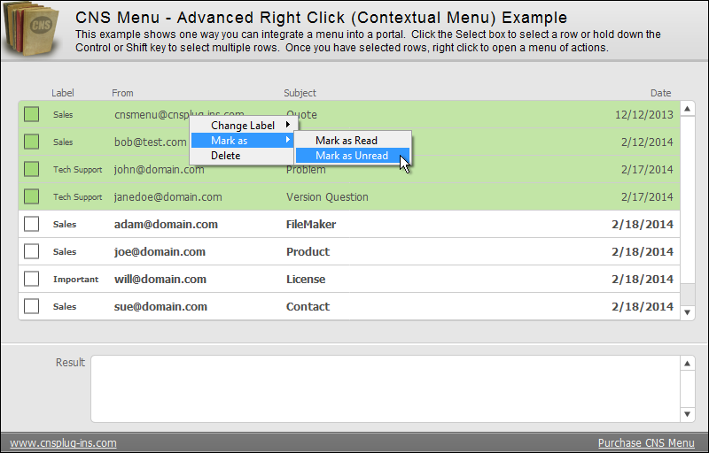 CNS Plug-ins: Advanced Right Click Solution